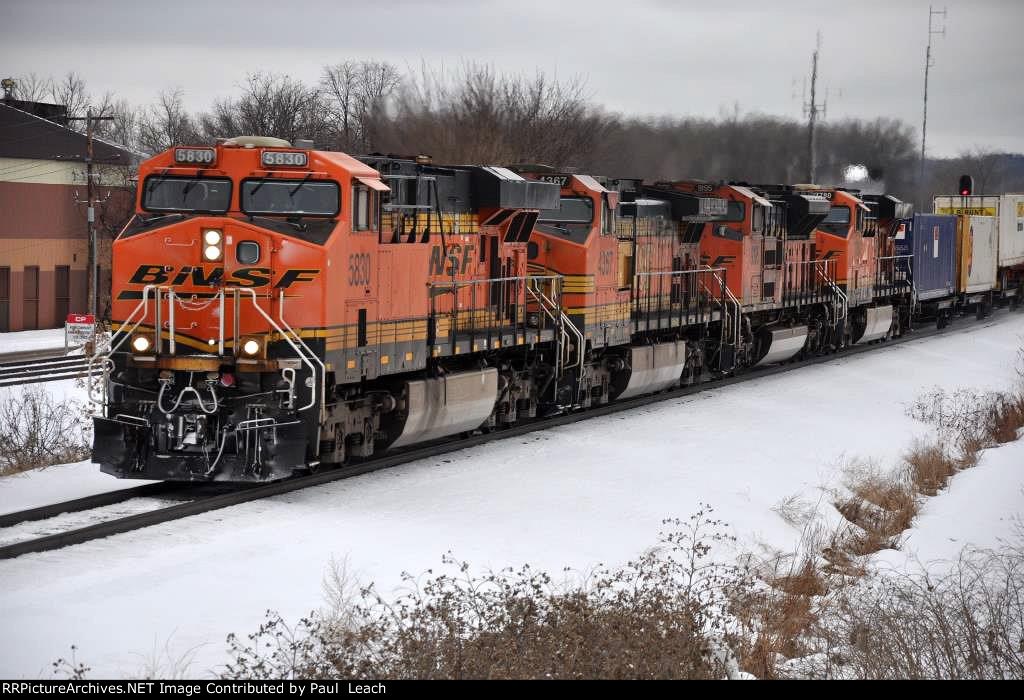 Intermodal cruises east past Dunn